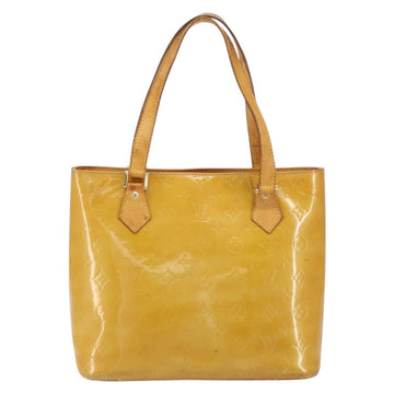LOUIS VUITTON Monogram Vernis Houston Hand Bag Beige M91004 LV Auth bs31721 - 0