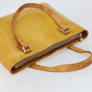 LOUIS VUITTON Monogram Vernis Houston Hand Bag Beige M91004 LV Auth bs31721-6