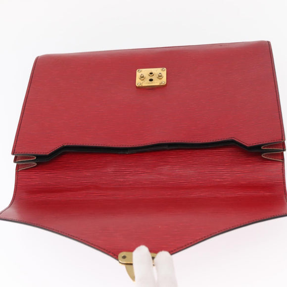 LOUIS VUITTON Epi Serviette Conseiller Business Bag Red M54427 LV Auth bs31722