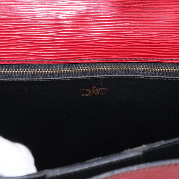 LOUIS VUITTON Epi Serviette Conseiller Business Bag Red M54427 LV Auth bs31722