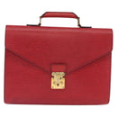 LOUIS VUITTON Epi Serviette Conseiller Business Bag Red M54427 LV Auth bs31722-13
