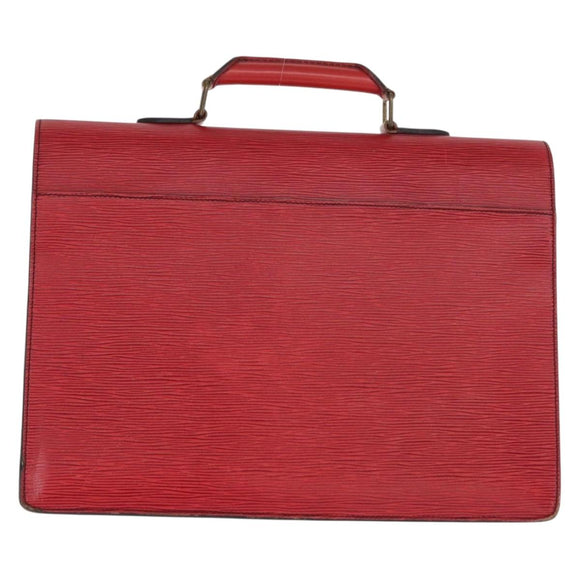 LOUIS VUITTON Epi Serviette Conseiller Business Bag Red M54427 LV Auth bs31722