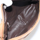 CHANEL Matelasse Fringe Chain Shoulder Bag Lamb Skin Brown Gold CC Auth bs31725-10