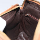 CHANEL Matelasse Fringe Chain Shoulder Bag Lamb Skin Brown Gold CC Auth bs31725-20