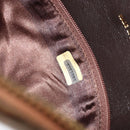 CHANEL Matelasse Fringe Chain Shoulder Bag Lamb Skin Brown Gold CC Auth bs31725-12