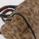 Chloe Etel Hand Bag Leather Beige Gold Auth bs31728-10