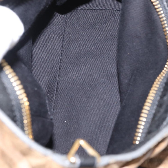 Chloe Etel Hand Bag Leather Beige Gold Auth bs31728