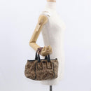 Chloe Etel Hand Bag Leather Beige Gold Auth bs31728-22