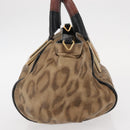Chloe Etel Hand Bag Leather Beige Gold Auth bs31728-5