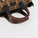 Chloe Etel Hand Bag Leather Beige Gold Auth bs31728-7