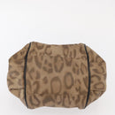 Chloe Etel Hand Bag Leather Beige Gold Auth bs31728-9