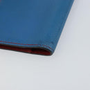 HERMES Agenda PM Day Planner Cover Leather Blue Auth bs31730-10