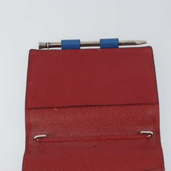 HERMES Agenda PM Day Planner Cover Leather Blue Auth bs31730