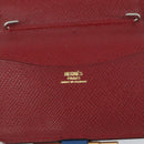 HERMES Agenda PM Day Planner Cover Leather Blue Auth bs31730-15