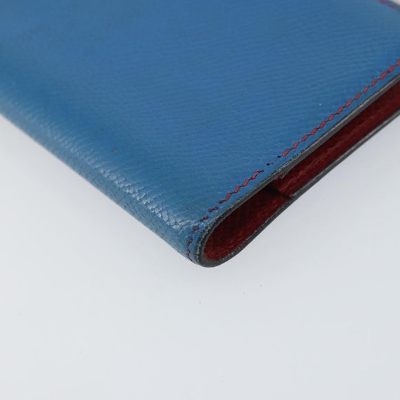 HERMES Agenda PM Day Planner Cover Leather Blue Auth bs31730