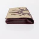 BVLGARI Salvatore Ferragamo Wallet Leather Canvas 2 Set Beige Khaki Auth bs31731-4