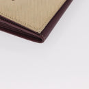 BVLGARI Salvatore Ferragamo Wallet Leather Canvas 2 Set Beige Khaki Auth bs31731-7