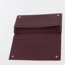 BVLGARI Salvatore Ferragamo Wallet Leather Canvas 2 Set Beige Khaki Auth bs31731-8