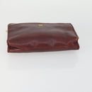 Christian Dior Trotter Canvas Clutch Bag Leather PVC 2 Set Red Pink Auth bs31733-6