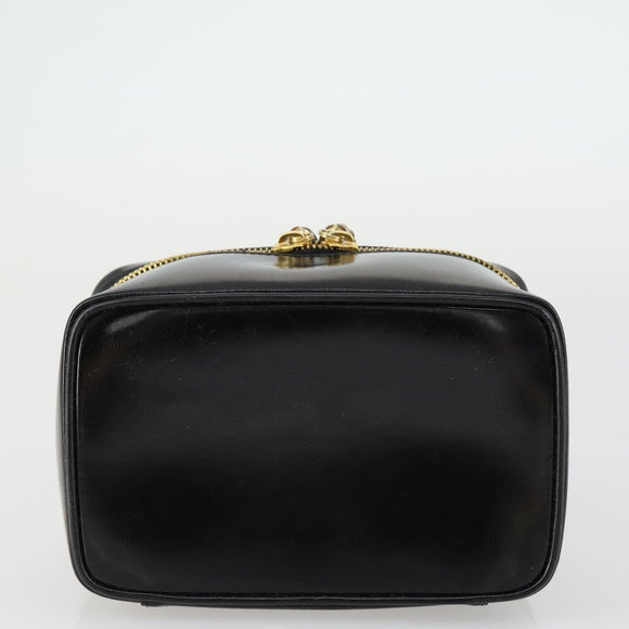 GUCCI Hand Bag Leather nylon 3 Set Black Auth bs31734