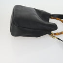 GUCCI Hand Bag Leather nylon 3 Set Black Auth bs31734-4