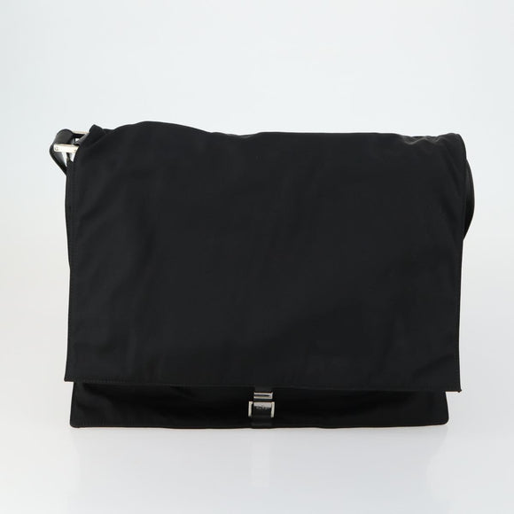 GUCCI Hand Bag Leather nylon 3 Set Black Auth bs31734