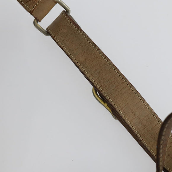 CELINE Macadam Canvas Shoulder Bag 3 Set Brown Red Auth bs31735