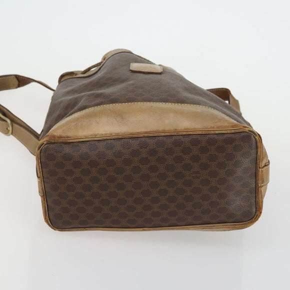 CELINE Macadam Canvas Shoulder Bag 3 Set Brown Red Auth bs31735