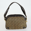 CELINE Macadam Canvas Shoulder Bag 3 Set Brown Red Auth bs31735-17