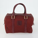 CELINE Macadam Canvas Shoulder Bag 3 Set Brown Red Auth bs31735-2