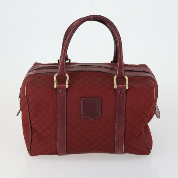 CELINE Macadam Canvas Shoulder Bag 3 Set Brown Red Auth bs31735