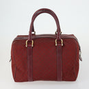 CELINE Macadam Canvas Shoulder Bag 3 Set Brown Red Auth bs31735-3