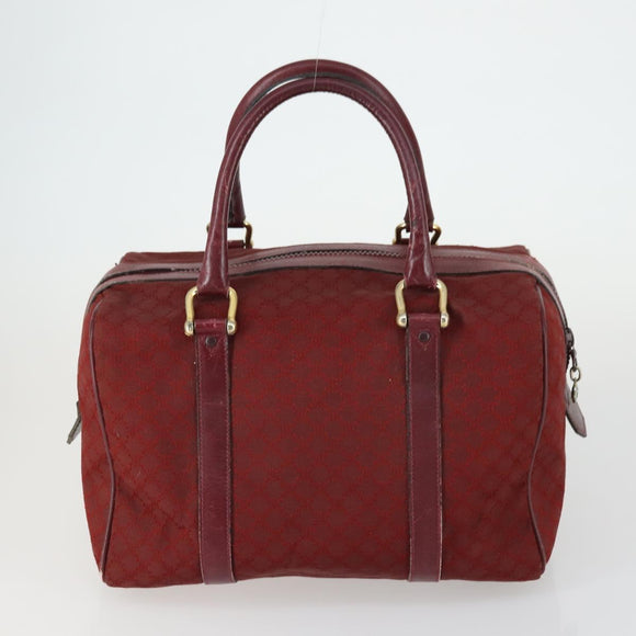 CELINE Macadam Canvas Shoulder Bag 3 Set Brown Red Auth bs31735