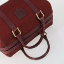 CELINE Macadam Canvas Shoulder Bag 3 Set Brown Red Auth bs31735-5