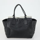 Chloe PRADA Hand Bag Leather 2 Set Black Auth bs31737-10