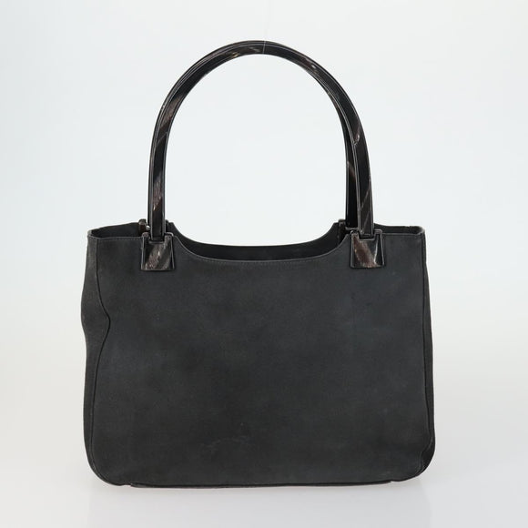 Chloe PRADA Hand Bag Leather 2 Set Black Auth bs31737