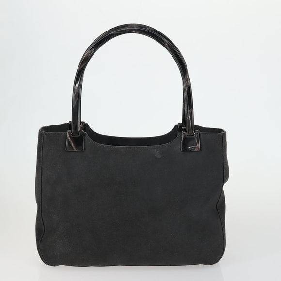 Chloe PRADA Hand Bag Leather 2 Set Black Auth bs31737