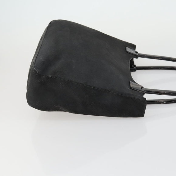 Chloe PRADA Hand Bag Leather 2 Set Black Auth bs31737