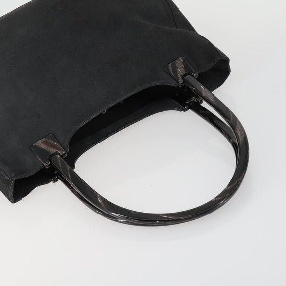 Chloe PRADA Hand Bag Leather 2 Set Black Auth bs31737