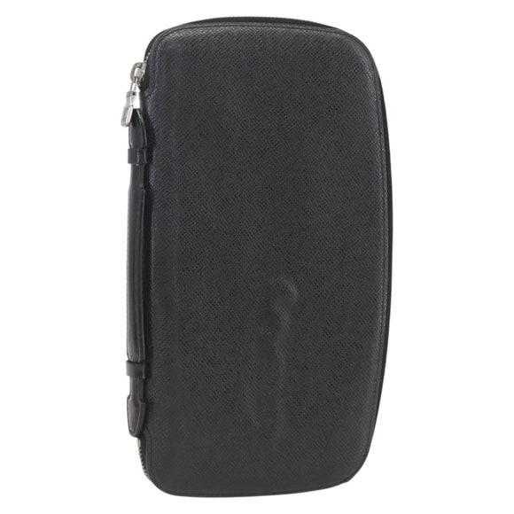 LOUIS VUITTON Taiga Organizer Atoll Travel Case Ardoise M30652 LV Auth bs31738