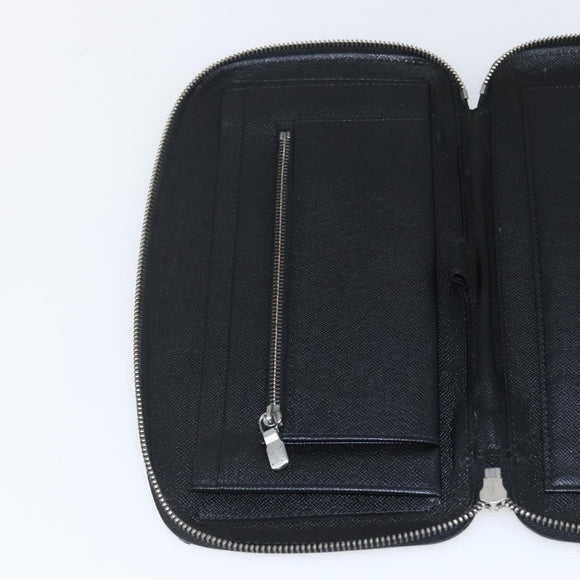 LOUIS VUITTON Taiga Organizer Atoll Travel Case Ardoise M30652 LV Auth bs31738