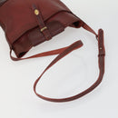 CARTIER Must Line Shoulder Bag Leather 4 Set Bordeaux Auth bs31739-5