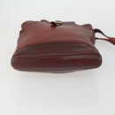 CARTIER Must Line Shoulder Bag Leather 4 Set Bordeaux Auth bs31739-7