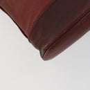CARTIER Must Line Shoulder Bag Leather 4 Set Bordeaux Auth bs31739-8