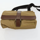 Salvatore Ferragamo Shoulder Bag Nylon Leather 3 Set Black Beige Auth bs31740-21