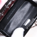 CHANEL Chain evening bag Shoulder Bag plexi Black Pink CC Auth bs31743SM-10
