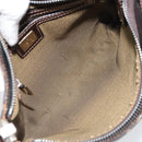 FENDI Zucca Canvas Shoulder Bag Brown Black Auth bs31744-11