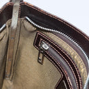 FENDI Zucca Canvas Shoulder Bag Brown Black Auth bs31744-21