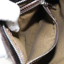 FENDI Zucca Canvas Shoulder Bag Brown Black Auth bs31744-22