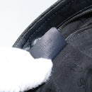 GUCCI GG implementation Shoulder Bag PVC Black Silver 201446 Auth bs31747-12